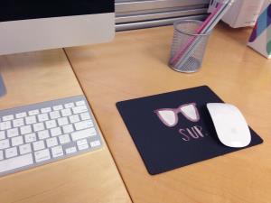 Otm Artist  Black Mouse Pad Sup Dude