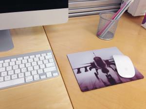 Otm Rugged Prints Black Mouse Pad