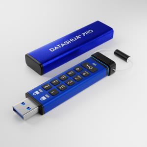 datAshur PRO  - 64GB encrypted USB Stick - USB-A 3.2 Gen 1 - 256-bit