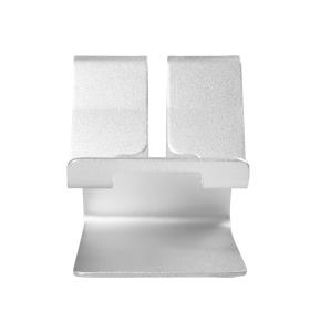 Smartphone and tablet stand, aluminum