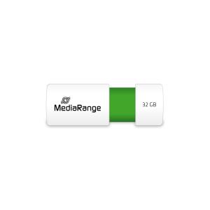 Slide Mechanism - 32GB - USB Stick - USB 2.0 - Green