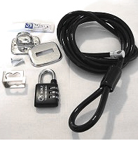 Universal Combination Anti-theft Padlock Kit With Cable