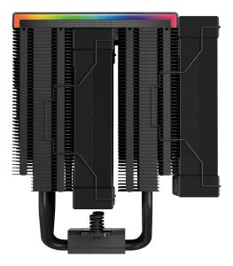 Cpu Cooler Ak620 Copper Heat Pipes Stacked 12cm - Black