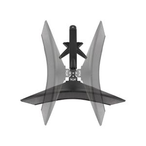 Heavy Duty Curved Monitor Desk Mount - 124.5 Cm (49in) - Black Desk