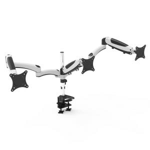 Triple Monitor Mount With Articulating Arms - 15in - 28in