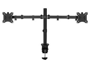 Dual Monitor Economical Articulating Arm - (17in - 32in) - Black