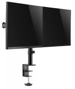 Dual Monitor Economical Articulating Arm - (17in - 32in) - Black