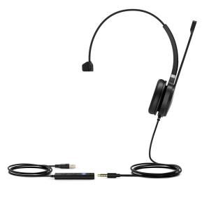 Headset - Uh36 - Mono - USB-a - Black For Ip Phone Teams