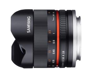 Lense 8mm F 2.8mm Fish-eye Il Black For Fuji X