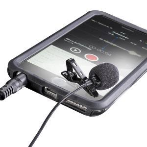 Microphone Pro Lavalier For Smartphone Black
