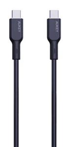 USB Charging cable - 1x Usb Type-C To 1x Usb Type-C - PD 100W 5A - 1.8m Black (Silicone)