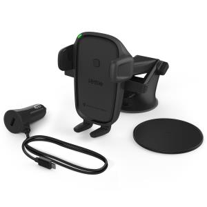 Easy One Touch Wireless 2 Dash / Windshield Mount 7.5w / 10w Black