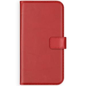 Genuine Leather Bookcase Samsung Galaxy A40 - Rood