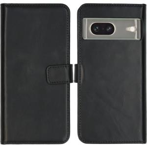 Genuine Leather Bookcase Google Pixel 7 - Black