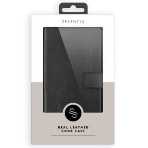 Genuine Leather Bookcase Samsung Galaxy S23 Plus - Black
