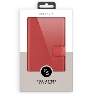 Enuine Leather Bookcase Samsung Galaxy S23 Ultra - Red