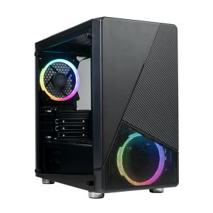 Case - Noir - Micro-ATX Tower - 2 X 120 Mm ArGB Fans