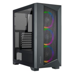 Case - Octane A - ATX Mid Tower - 3 X 120mm ArGB Fans