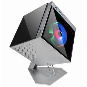 Case - Cube Mini 805 - Mini Itx Tower - 1 X 140mm Azza Hurricane Ii Digital RGB Fan