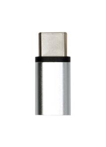 USB-C to USB 2.0 Micro B Adapter - Silver