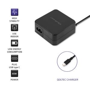 Charger 65w 5-20.3v 2-3.25a USB Type C Pd