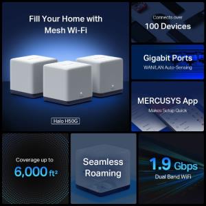 Ac1900 Whole Home Mesh Wi-Fi System (3-pack)