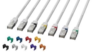 Network Cable - CAT6a S/ftp - Lszh High-flex (smartclick) - White 1m