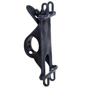 Passive Holder Mobile/ Smartphone - 4in To 6in Secure Stable Silicone Hold - Black