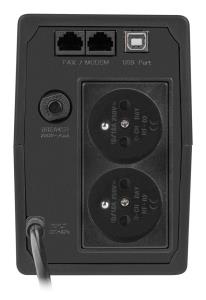UPS - 850e Line Interactive - 850va - 2x 230v French Socket