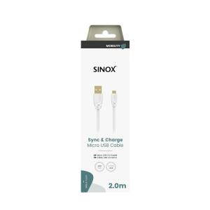 Cable - USB-a - Micro USB - 2m - White
