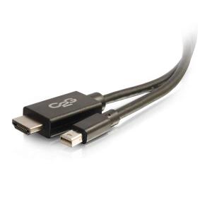 C2G Mini DisplayPort Male to HDMI Male Adapter Cable Black 2m