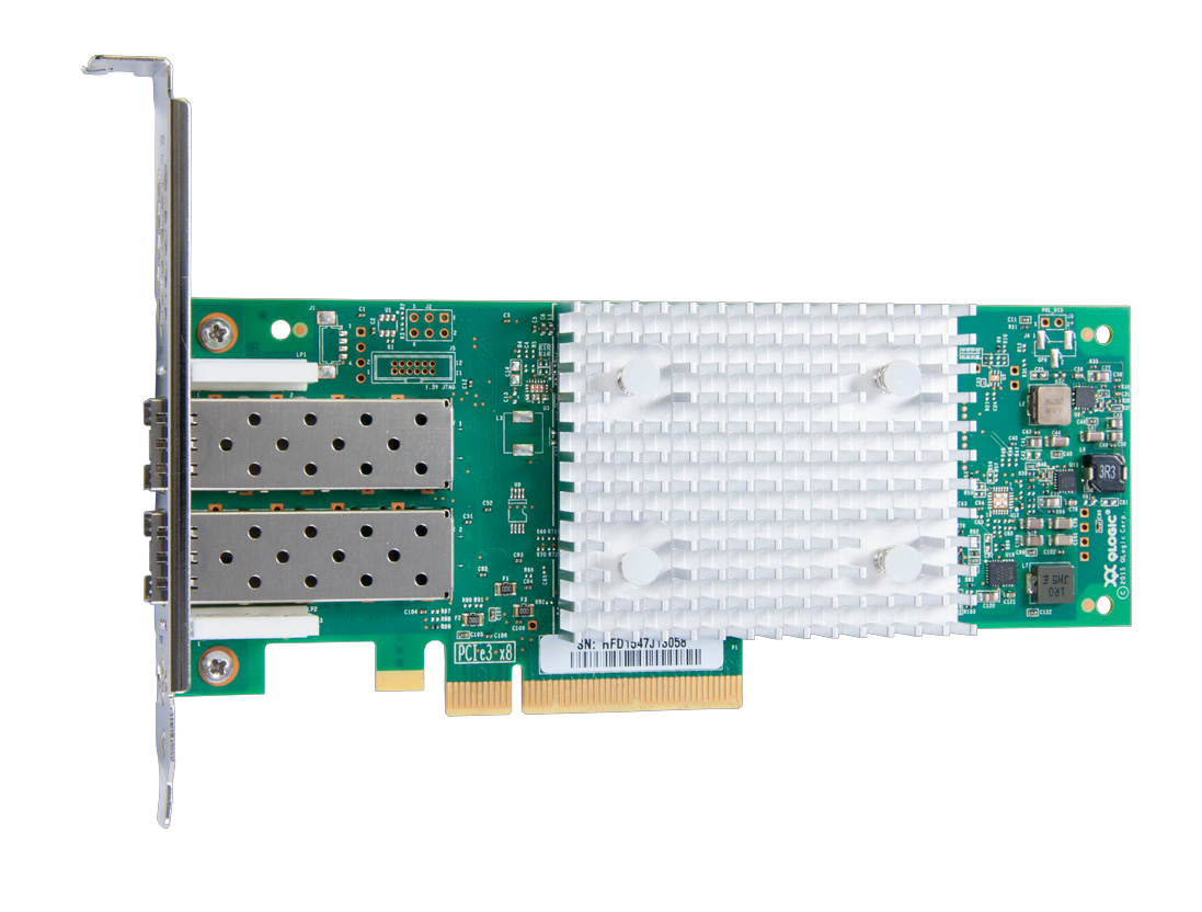 Dell QLogic QLE2692L-DEL Dual Port 16Gb Fibre Channel HBA - Includes SFPs - TCK3G WVT0T