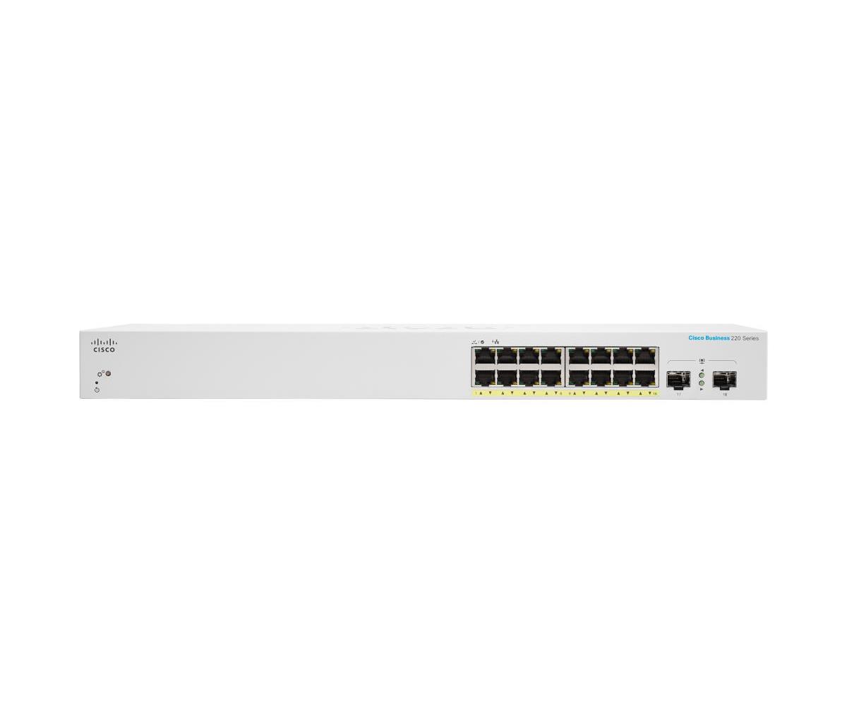 Smart Switch Cbs220 Smart 16-port Ge Poe 2x1g Sfp