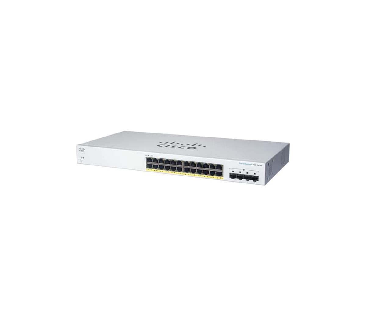 Smart Switch - Cbs220 24-port Ge Full Poe 4x1g Sfp
