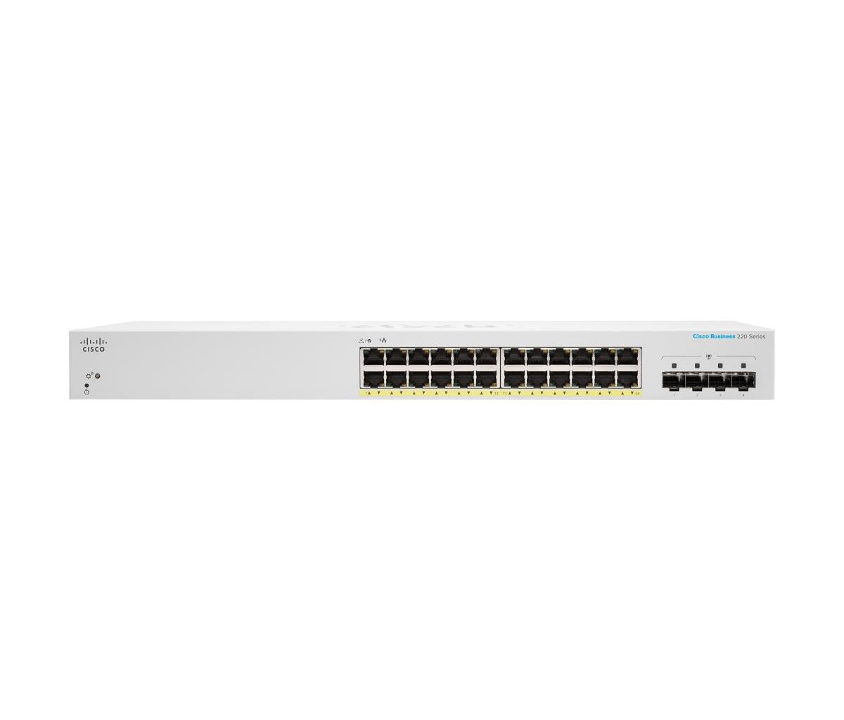 Smart Switch - Cbs220 24-port Ge Poe 4x1g Sfp