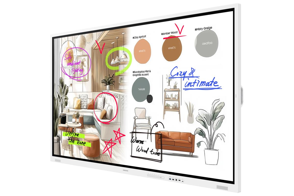 SAMSUNG Large Format Touch Monitor - Wm85fx - 85in - 3840x2160 ...