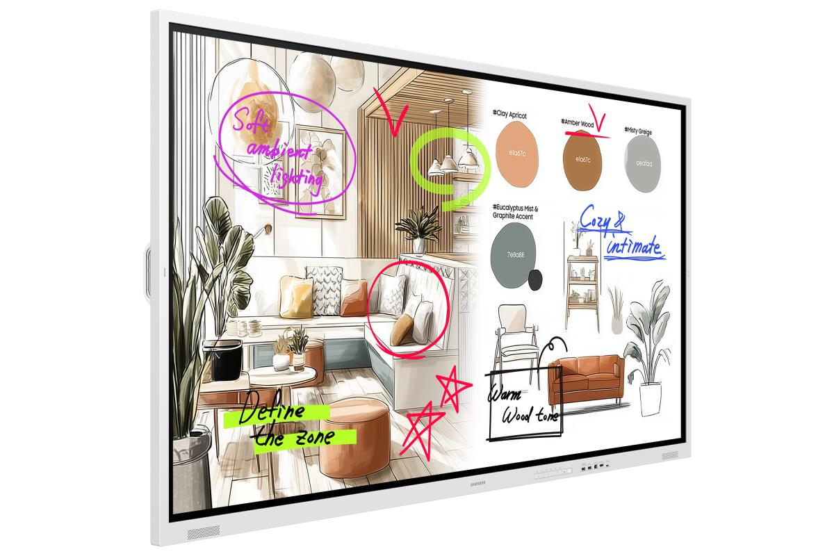 SAMSUNG Large Format Touch Monitor - Wm85fx - 85in - 3840x2160 ...