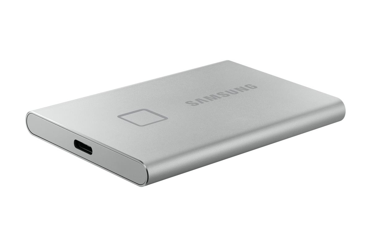 Samsung T7 Touch 2 To Argent - SSD externe portable USB-C & USB-A