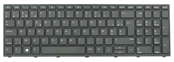 HP Keyboard with Numeric Keypad - Azerty Belgian - -