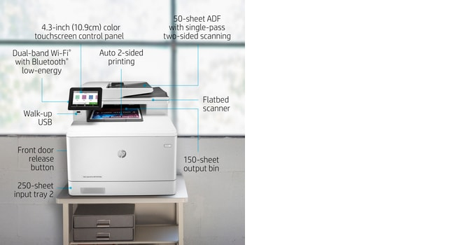 Imprimante Multifonction HP Color LaserJet Pro M479fnw - HP Store