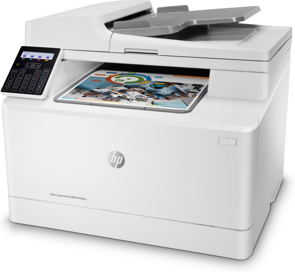 How To Connect Wireless Printer Hp Color LaserJet Pro M183fw