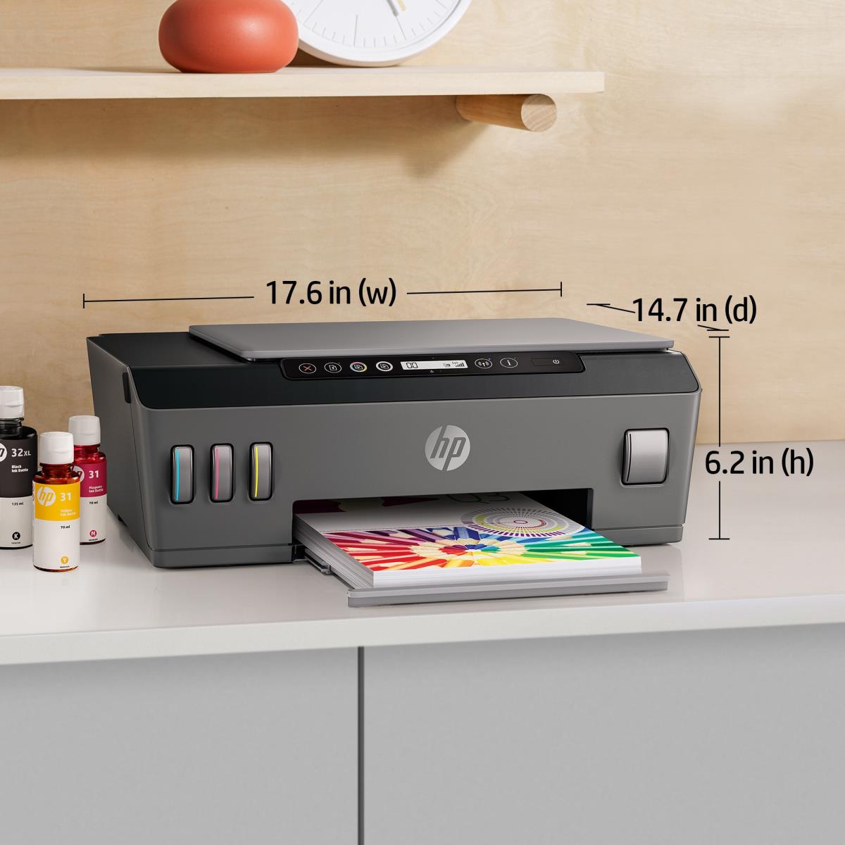 HP Smart Tank Plus 559 Wireless - All-in-One Printer - Inkjet - A4 - USB /  Wi-Fi / Bluetooth - 3YW75A#BHC