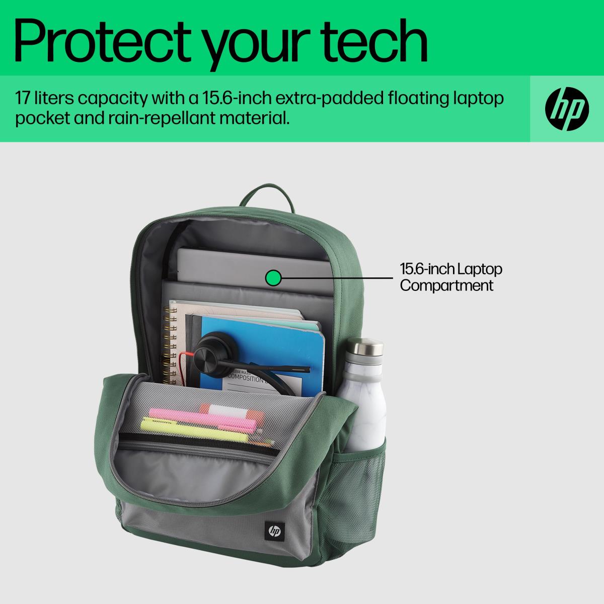 HP Campus - Notebook Backpack - Blue - 7J596AA