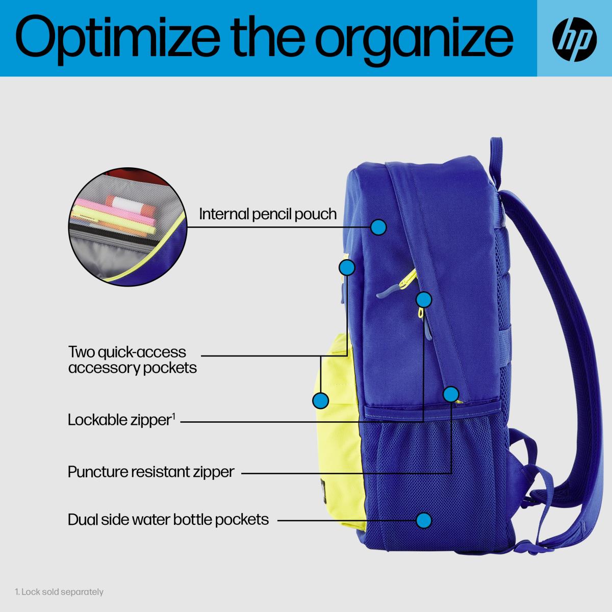HP Campus - Notebook Backpack - Green - 7J595AA
