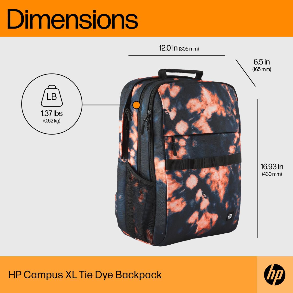 - Notebook Tartan 7J594AA - Campus XL plaid Backpack - HP