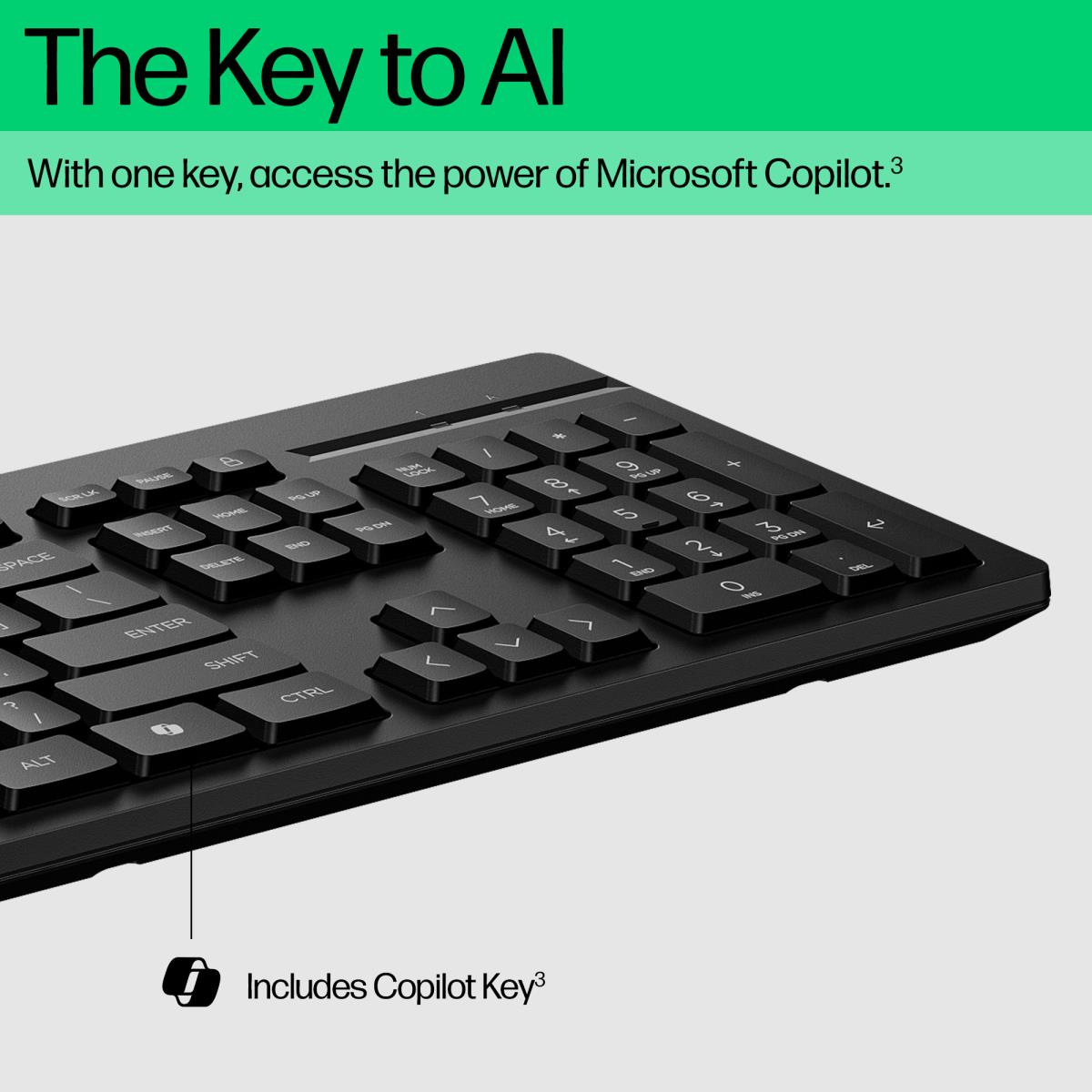 HP Wired Keyboard 125 - Black - Azerty French - AY2Y7AA#ABF - Redcorp ...
