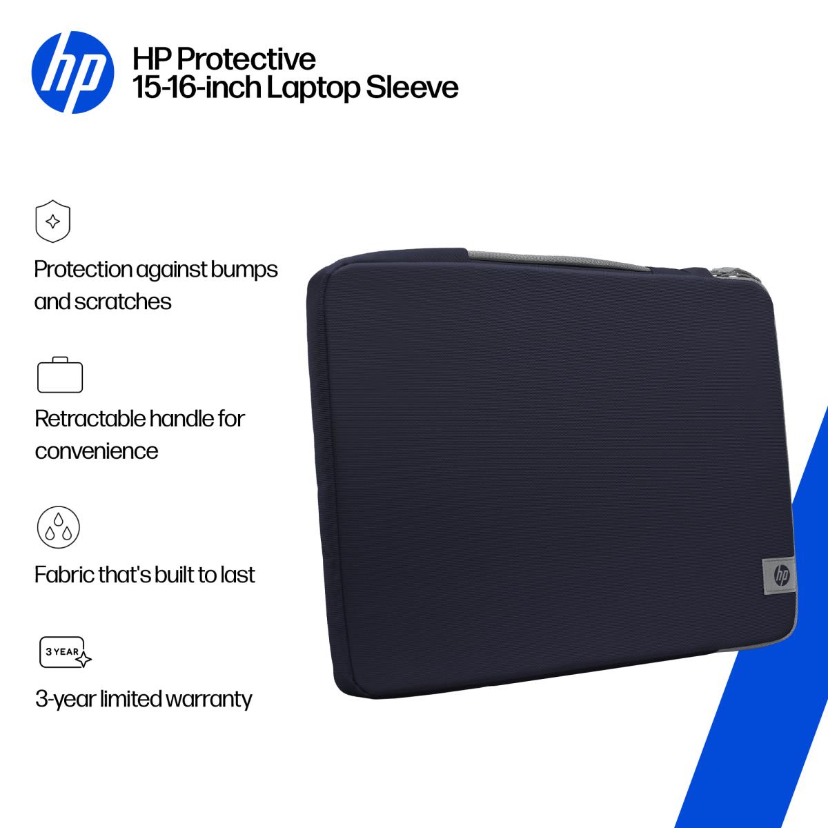 HP Protective - 15-16in Notebook Sleeve - Atmospheric Blue - C3TR7AA# ...