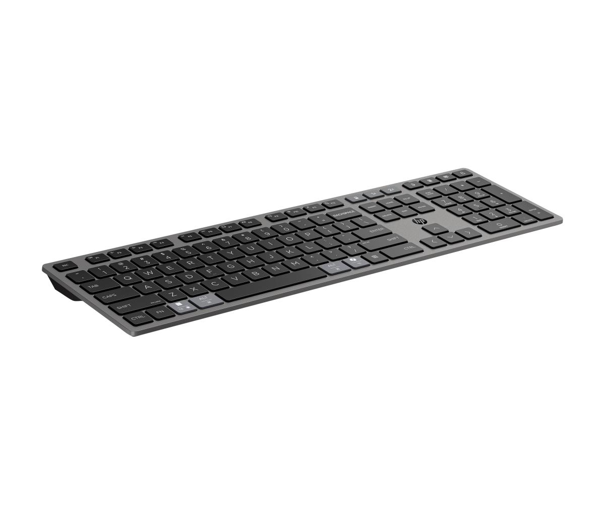 HP Multi-Device Rechargeable Wireless Keyboard and Mouse Combo 725 ...