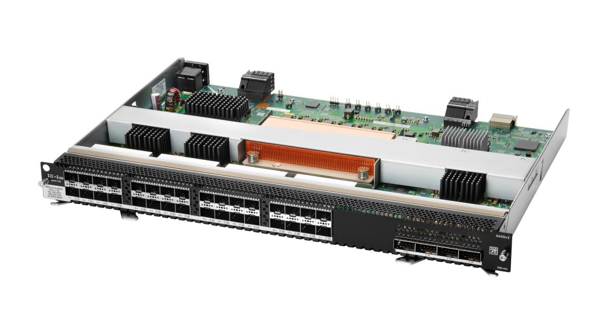 Hewlett-Packard Enterprise Aruba Networking CX 6400 v2 32p SFP28 25G 4p ...