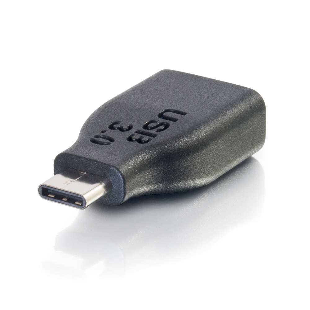 C2G 6ft USB C Male to USB A Male Cable - Usb 3.2 - 5Gbps - 3A - Black - M/M